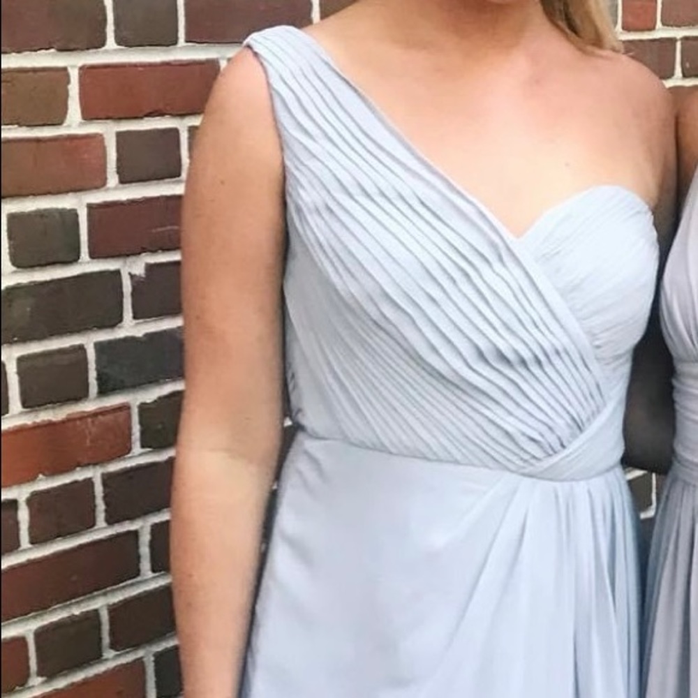 Weddington way gray bridesmaid dress size 8. Worn once perfect condition